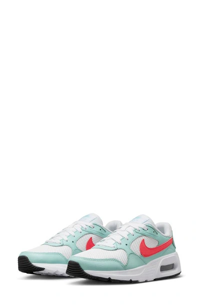 Nike Air Max Sc Sneaker In White/ Red/ Jade/ Black