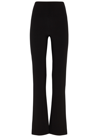 Norma Kamali Elephant Jersey Trousers In Black