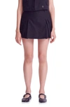 English Factory Women's Flap Pocket Mini Cargo Skort In Black