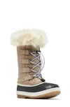 Sorel Kids' Youth Joan Of Arctic Snow Boots In Omega Taupe/ Gum 2