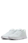 Nike Tanjun Flyease Shoe In White/ White/ White/ Volt