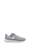 Nike Kids' Tanjun Ez Sneaker In Wolf Grey/ White/ White