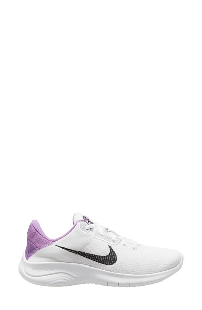 Nike Flex Experience Athletic Sneaker In White/ Black-rush Fuchsia