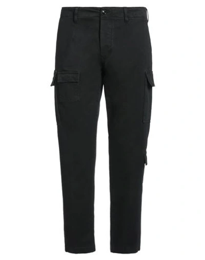 People (+)  Man Pants Black Size 33 Cotton, Elastane