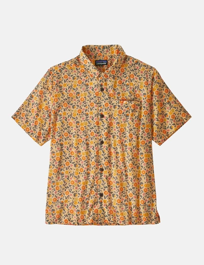 Patagonia Lightweight A/c Shirt (cover Crop) In Yellow