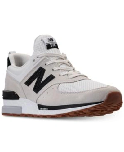 New Balance Men's 574 Sport Casual Sneakers From Finish Line In Nimbus Cloud/black  | ModeSens