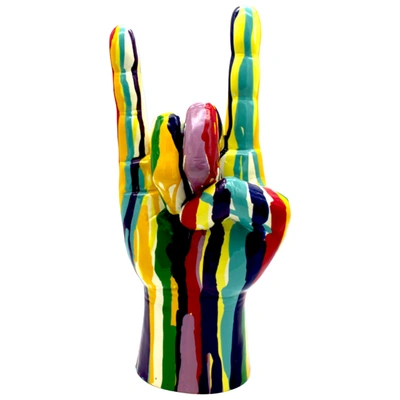 Interior Illusion Plus Interior Illusions Plus Graffiti Rock On Hand Tabletop Jumbo - 11" Tall