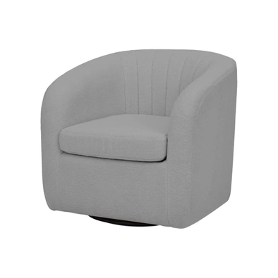 Teamson Home - Monroe Faux Shearing 28.75" Swivel Tub Chair