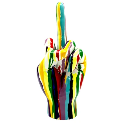 Interior Illusion Plus Interior Illusions Plus Graffiti Middle Finger Tabletop Jumbo - 11" Tall