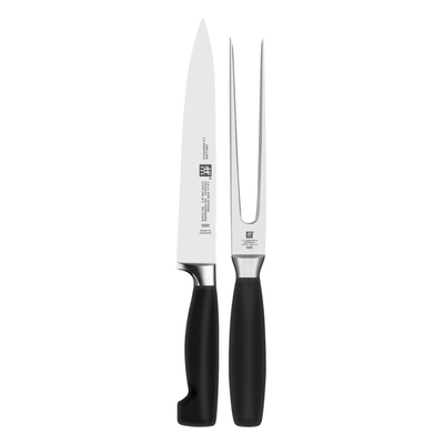 Zwilling Four Star 2-pc Carving Knife & Fork Set