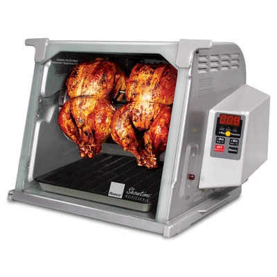 Ronco Digital Rotisserie Oven, Platinum Digital Design, Large Capacity (15lbs) Countertop Oven