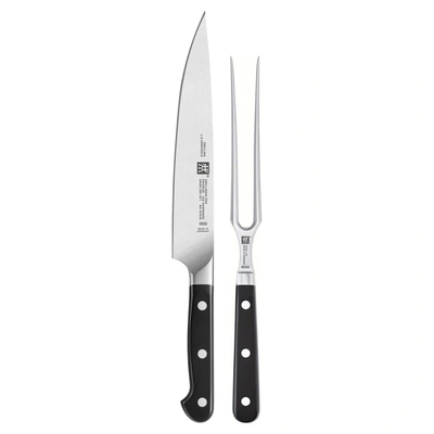 Zwilling Pro 2-pc Carving Knife & Fork Set