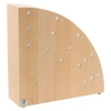 Zwilling Italian Round Magnetic Knife Block In Natural Beechwood