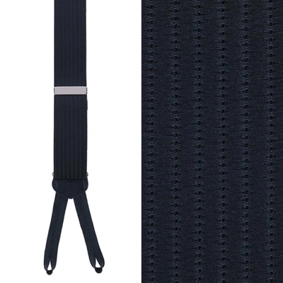 Trafalgar Regal 35mm Vertical Striped Formal End Braces In Black