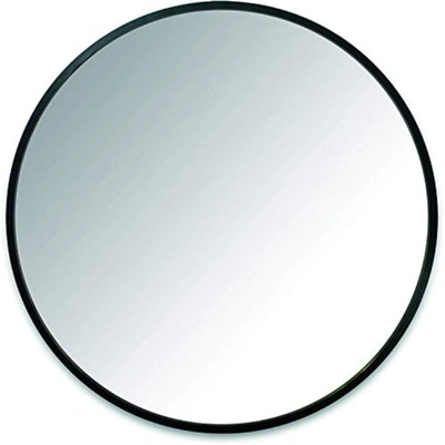 Umbra Hub Round Wall Mirror With Rubber Frame