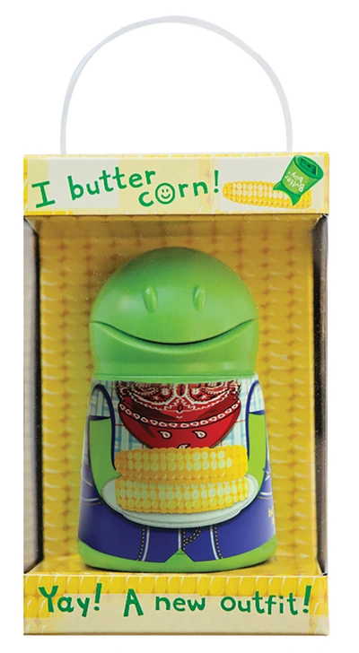 Talisman Designs Butter Boy Butter Keeper & Spreader In Green
