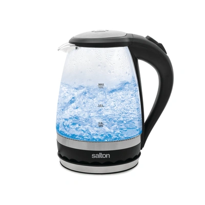 Salton Cordless Electric Glass Kettle Black