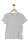 James Perse Cotton T-shirt In Blue Fog