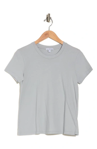 James Perse Cotton T-shirt In Blue Fog
