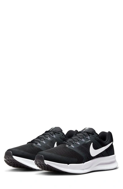 Nike Run Swift 3 Road Running Shoe In Black/ White/ Dark Smoke Grey