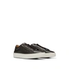 Hugo Boss Grained-leather Trainers With Contrasting Details In Brown