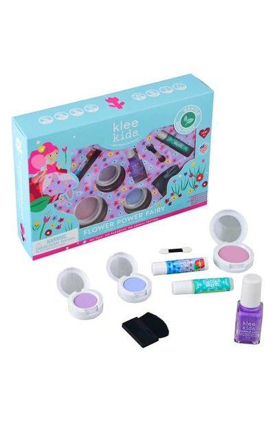 Klee Kids' Flower Power Fairy Mineral Play Makeup Set In Blue