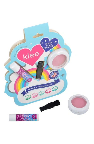 Klee Kids' Cotton Candy Whisper Mineral Play Makeup Duo In Pink
