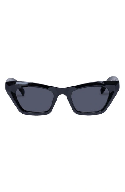 Aire Capricornus 50mm Cat Eye Sunglasses In Black
