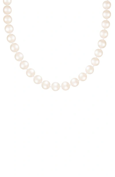 Splendid Pearls 11–12mm White Cultured Freshwater Pearl Necklace