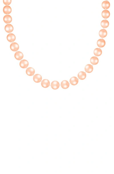 Splendid Pearls 14k Gold & 11-12mm Pink Cultured Freshwater Pearl Necklace