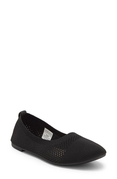 Danskin Vision Knit Ballet Flat In Black