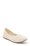 Danskin Vision Knit Ballet Flat In Natural