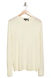 Theory Riland Harman Merino Wool Blend Pullover In Ivory