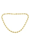 Bling Jewelry Anchor Mariner Chain Necklace In Gold-tone