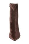 Rag & Bone Brea Corded Sock Bootie In Dark Brown