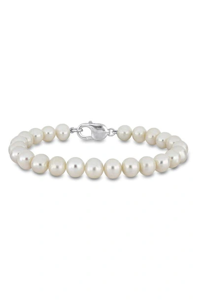 Delmar Cultured Freshwater Pearl Bracelet In White