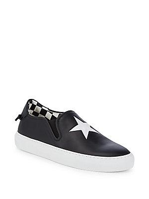 Givenchy Star Leather Slip-on Sneakers 