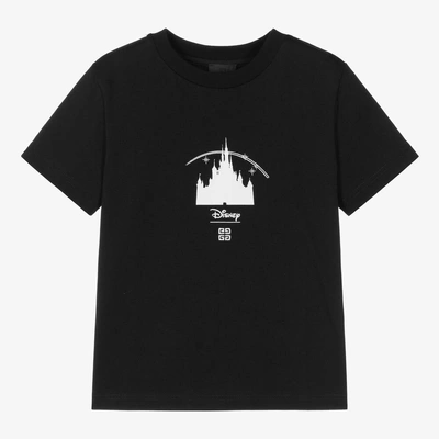 Givenchy Kids' Boys Black Cotton Disney & 4g T-shirt