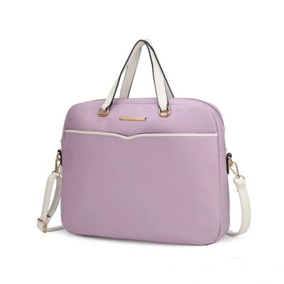 Mkf Collection By Mia K Rose Briefcase Handbag In Purple