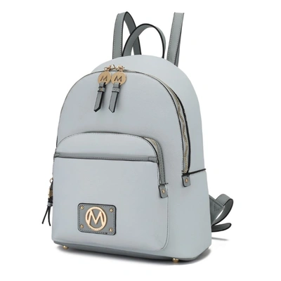 Mkf Collection By Mia K Alice Vegan Leather Backpack Handbag In Blue