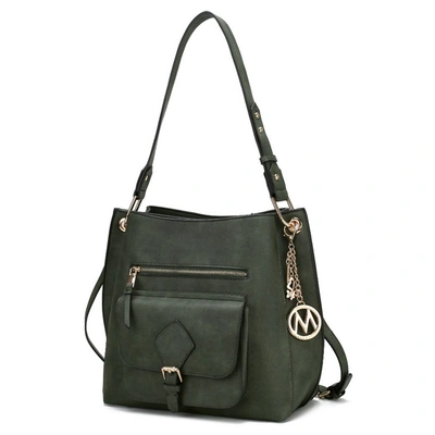 Mkf Collection By Mia K Yves Vegan Leather Women's Hobo Bag In Green