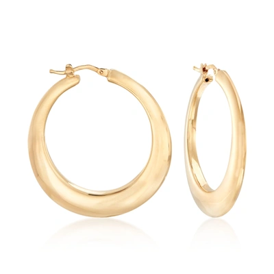 Ross-simons Italian 14kt Yellow Gold Graduated Hoop Earrings