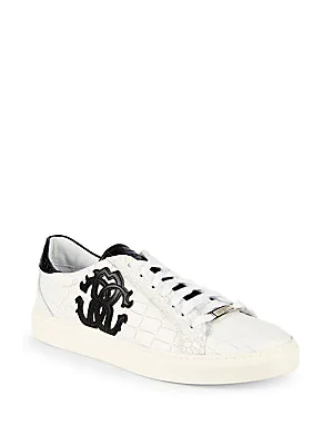roberto cavalli white sneakers