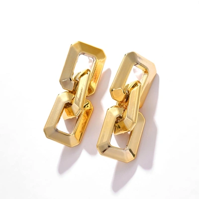 Sohi Gold Color Gold Plated Designer Drop Earring
