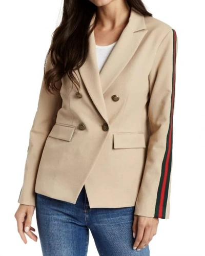 Drew Tai-ribbon Blazer In Khaki In Green