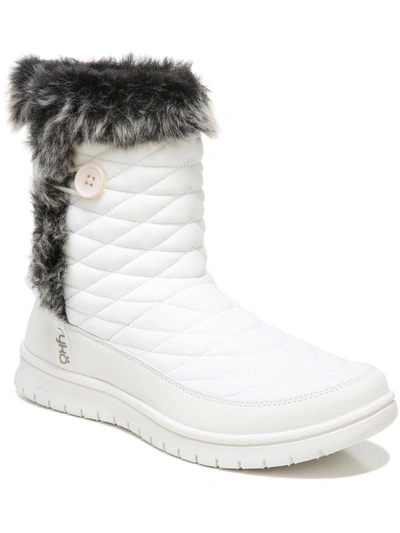 Ryka Shiver Womens Cold Weather Quilted Winter & Snow Boots In White