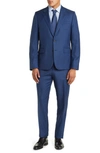 Paul Smith Tailored Fit Wool Suit In Blues