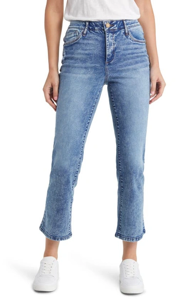 Wit & Wisdom 'ab'solution High Waist Crop Jeans In Mid Blue V