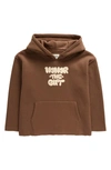 Honor The Gift Kids' Bubble Logo Hoodie In Light Brown