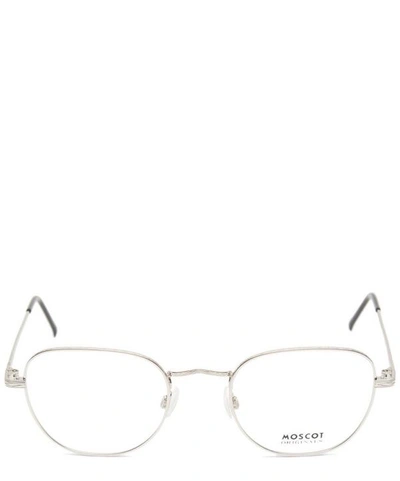 Moscot Zev Metal Optical Frames In Silver